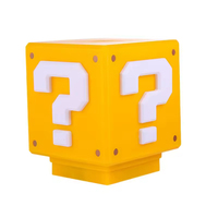 Lámpara Nocturna Super Bros Mini, Juguete de Bloques de Construcción, Luz Nocturna para Niños, Lámpara USB con Efectos de Sonido para Escritorio
