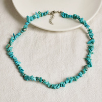 Collier en pierre naturelle bohémien pour femmes, fait à la main, couleur améthyste, Quartz, cristal, Turquoise, bijou ras du cou, nouvelle collection