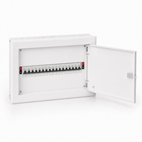 Boîtier de distribution étanche IP41 B&J 20 voies pour montage en saillie/encastré, tableau de distribution, unité consommateur, tableau de commutation MCB, certifié CE ROHS, pour intérieur