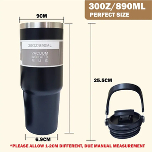 <span class=keywords><strong>Taza</strong></span> Térmica de Acero Inoxidable de 30 oz con Asa, Termo para Exteriores, <span class=keywords><strong>Taza</strong></span> Aislada, Éxito de Ventas al por Mayor en EE. UU. - Product Image 6