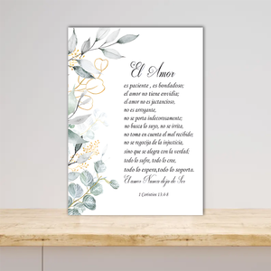 Wholesale Watercolor Bible <strong>Verse</strong> Still Life Canvas Print Christian Gift Religious Home Decor - Product Image 5