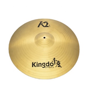 Juego de Platillos de Percusión Kingdo 2026, Nuevos, de Aleación Metálica K2, 20'', para Principiantes, Accesorios de Batería, Platillos Fabricados - Product Image 1