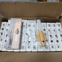 Veilleuse LED 3D à détecteur de mouvement rechargeable pour chambre, commande tactile, lumière murale sans fil, lampe de chevet portable avec longue autonomie