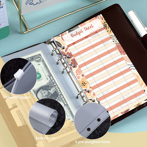 Quaderno A6 Creativo con Stampa Leopardata, a Fogli Mobili, con Chiusura a Cerniera - Edizione Regalo - <span class=keywords><strong>Libro</strong></span> per <span class=keywords><strong>il</strong></span> Budget e la Gestione del Contante - Product Image 2