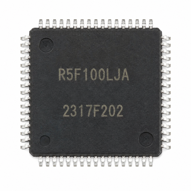 R5F100LJAFA#10 Renesas RL78 16-Bit MCU 256KB Flash QFP-64 Original Stock for Industrial Control Systems