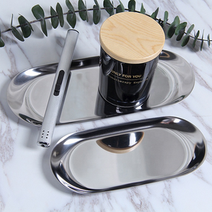 Amante candela Kit Per La Cura Dei Monili del Metallo Supporto di Candela Candela <span class=keywords><strong>Vassoio</strong></span> Per Candela Wick Trimmer Snuffer E Mestolo - Product Image 6