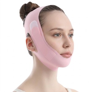 Maschera a compressione V-Line <span class=keywords><strong>per</strong></span> il viso, cinghia lifting nasolabiale, riduttore di doppio mento, bendaggio snellente completo <span class=keywords><strong>per</strong></span> il viso, <span class=keywords><strong>per</strong></span> <span class=keywords><strong>dormire</strong></span>, 1 anno - Product Image 5