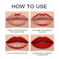 Crayon à lèvres végétarien waterproof longue tenue transparent hydratant et repulpant pour maquillage de base