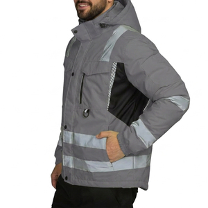 Reflective Winter Workwear Safety <b>Jacket</b> for Construction <b>Worker</b> Quick Dry Work Wear Comfortable OEM Services Safety <b>Jackets</b> - Product Image 5