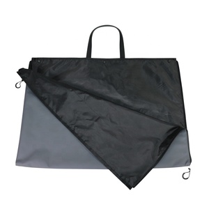 Sac fourre-tout imperméable, tapis de plage isolé en polyester, couverture de pique-nique pliable, tapis de camping gris 50x70cm - Product Image 2