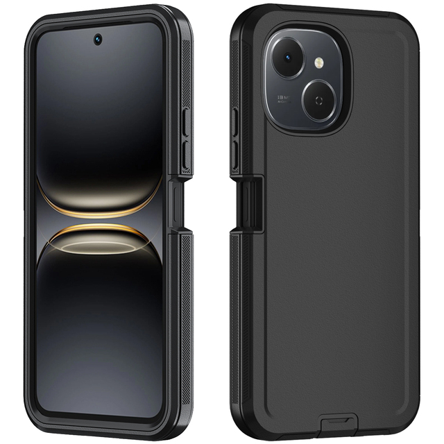 Defender Grade Armor PC TPU Case for TECNO-SPARK-40C Rubber Frame Rugged Shockproof Mobile Phone Cover Case