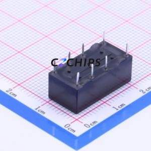 G6A-274P-ST-US-DC24 Signal Relay DIP,10.1x20.2mm 24V 2 Changeover: 2C (DPDT-Changeover)::: 250V-AC/220V-DC Silver + Gold Plated - Product Image 2