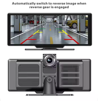 Caméra de tableau de bord Carplay sans fil pour voiture 4G 64G 8 Core Android 13.0, caméra de tableau de bord Carplay Adas DVR