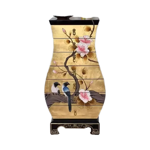 Mueble de Almacenamiento de Madera Maciza Estilo Antiguo para Sala de Estar o Dormitorio - Cajonera de Gran Capacidad, Mueble Residencial Sencillo - Product Image 5