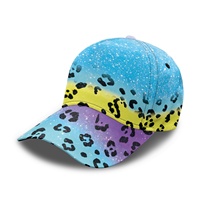 Nueva Gorra de Béisbol de Lona de Seis Paneles Curvada, Elegante y Personalizable, con Estampado Animal, Ajustable, Unisex, con Transferencia Térmica