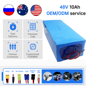 <b>48v</b> 10ah Li-ion 18650 Lithium Ion <b>Battery</b> Pack OEM ODM Li-ion <b>Battery</b> for with BMS - Product Image 1
