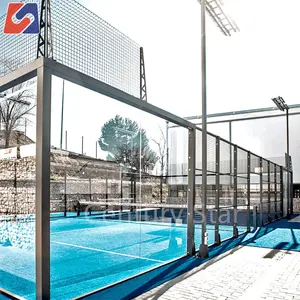 Outdoor Super Panoramic Padel Court Cancha Padel Other Sports Entertainment Products
