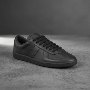 Men's Classic Low-Top Retro Court Sneakers Mesh Upper Genuine Leather Flat Anti-Slip Rubber <b>Sole</b> Multiple Fashion Trend Colors - Product Image 3