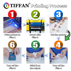 Bienes AL contado <span class=keywords><strong>AB</strong></span> trabajar <span class=keywords><strong>AB</strong></span> pelicula UV dtf Vàng plata UV dtf pegatinas transferencia En frio - Product Image 5