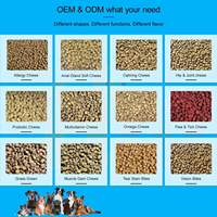Complément alimentaire pour chiens OEM ODM, riche en protéines, sans céréales, aux champignons, sous forme de bouchées molles, avec mélange de champignons, d'ashwagandha et de probiotiques