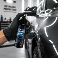 Spray de Revestimiento para Pintura de Automóviles al por Mayor, Repelente de Lluvia, Antiincrustante, Sellador de Spray Nano Cerámico Superhidrófobo para Carrocería