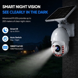 Telecamera PTZ Solare 4MP con Zoom 15X, Rilevamento Movimento Wireless 4G, Batteria da 7 Giorni per Bacini Idrici, Dighe e Centrali Idroelettriche - Product Image 3