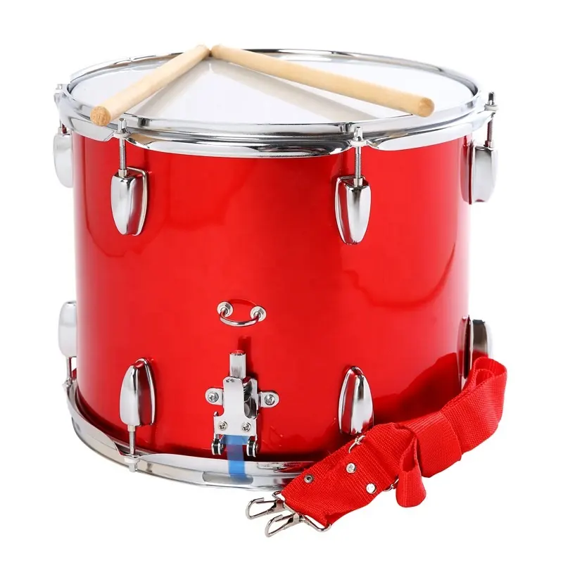 New style red high drum screen13 inch double tone musical instrument drum player for students