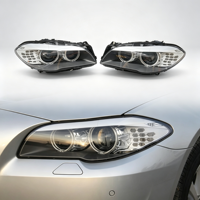 Kit de phares Xenon HID OEM avec feux de jour LED et lentille pour BMW Série 5 F10 F18 520 523 525 530 M5 2010-2014, pièce de rechange pour voiture