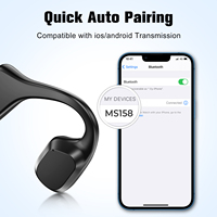 Miniso MS158 casque de sport sans fil Conduction osseuse pour Bluetooth 5.4 longue endurance ENC réduction du bruit 16G mémoire MP3