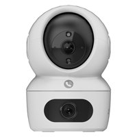 Cámara de Vigilancia H7C R100 2K 1440p QHD CMOS con Seguimiento por IA, Inalámbrica para Interiores, Visión Nocturna de 10M y Almacenamiento en la Nube