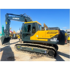 Excavadora de cadenas Hyundai HX220HD usada, excavadora hidráulica de 22 toneladas, máquina de movimiento de tierras sobre orugas para construcción - Product Image 1