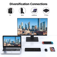KOORUI Monitor FHD de 27 pulgadas, monitor de escritorio para negocios, pantalla IPS para PC, 75Hz, 5ms, tiempo de respuesta, monitor de oficina sin marco