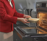 Plateau alimentaire en bagasse pour compagnies aériennes, en pâte de cellulose vierge, compostable, biodégradable, sans plastique, durable, pour la vente en gros