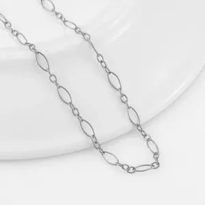 Pulseras <span class=keywords><strong>de</strong></span> cadena <span class=keywords><strong>de</strong></span> acero inoxidable sencillas <span class=keywords><strong>para</strong></span> mujer, populares, con cierre, joyería <span class=keywords><strong>de</strong></span> alta calidad <span class=keywords><strong>para</strong></span> mujer - Product Image 4