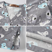 Blouse unisexe pour hôpital dentaire, hauts de travail imprimés de dessins animés mignons, blouses d'infirmière décontractées à manches courtes, vêtements de travail pour toilettage d'animaux