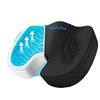 Coussin de siège de voiture en mousse à mémoire de forme ergonomique, coussin de siège en gel, portable, pour massage, usage domestique