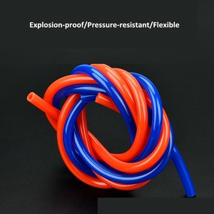 수족관 용 폴리 우레탄 호스 PU 튜브 4*6mm 블루 블랙 오렌지 투명 PU 공기 물 호스 - Product Image 4