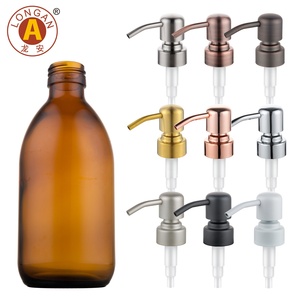OEM Accept Bathroom Cosmetic Liquid Soap Stainless Steel 28Mm 24Mm Black <strong>Matte</strong> Soap Dispenser Liquid Pump Factory in China - Product Image 6