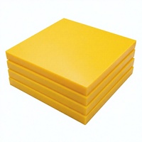 Plaque en PEHD Jaune, Panneau en Polyéthylène Haute Densité, Taille Personnalisée, Résistant à l'Usure, Stabilisé aux UV, Service de Découpe pour Usage Industriel