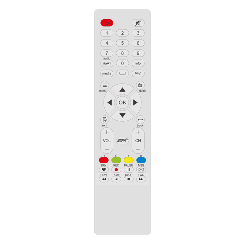RC-04 Pour mp3/mp4/mp5 fm lecteur dvd télécommande IR