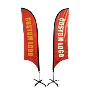 Grandes drapeaux plumeaux professionnels, drapeaux plumeaux à picots avec piquet de sol pour événements intérieurs et extérieurs, promotion, impression personnalisée - Product Image 3