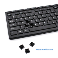 Ordinateur de bureau filaire, 121 touches, USB, clavier ergonomique, pour français, anglais, espagnol, arabe, russe