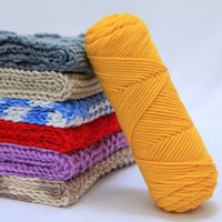 Échantillons Gratuits Fil Mélangé Coton Lait 8 Brins 100g Multicolore pour Crochet et Tricot