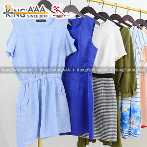 KingAAA Robes Courtes Vintage en Coton pour Femmes, Style Mignon, Seconde Main, Prix Abordable, Vêtements en Gros, Stock de Balles de Vêtements Usagés - Product Image 3