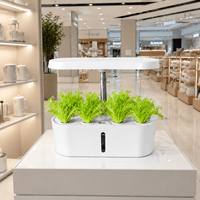 Système de culture hydroponique, kit de jardinage d'intérieur, système de minuterie automatique intelligent pour l'approvisionnement en herbes fraîches pour les restaurants
