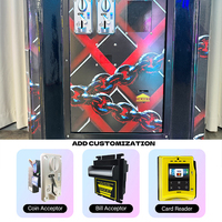 Machine de boxe interactive intelligente à monnayeur avec lumières pour tous les âges, machine de boxe avec paiement par carte