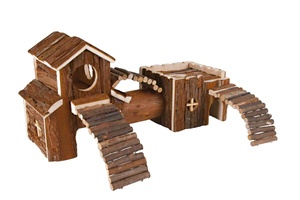 Casa de madera natural para roedores, juguetes para hámster, casa para hámster, escondite <span class=keywords><strong>Trixie</strong></span> - Product Image 2