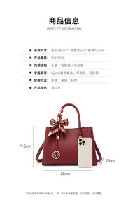 Bolsos cruzados de diseñador de moda, bolsos de hombro de cuero PU de alta calidad, bolsos de mano informales de lujo para mujer - Product Image 2