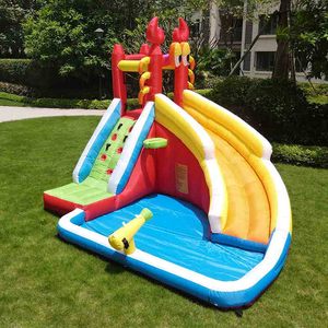 Castillo Inflable Oxford al por Mayor con Tobogán para Niños Pequeños, Mini Castillo de Bungee Jumping Residencial, Certificado CE, 3 Años NB-93003 - Product Image 5