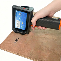 Imprimante jet d'encre portable mini industrielle intelligente 12,7 mm à solvant écologique pour codage Tij sur carton, plastique et métal